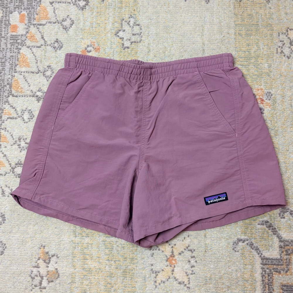 Patagonia Baggies Shorts Womens XS Mauve Purple Recycled Nylon Hiking Swim 57059